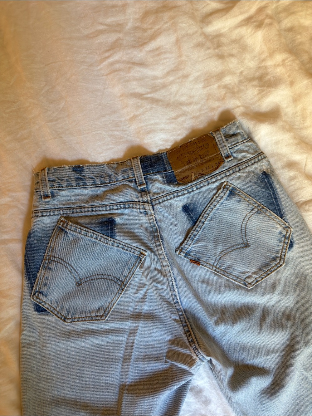 Aligrace vintage Levi’s custom jeans